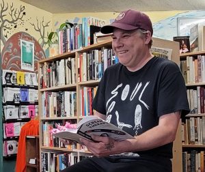 Jason at Victoria, BC Leg of the Scream Therapy Book Tour